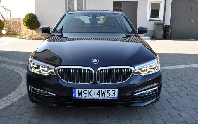 bmw BMW Seria 5 cena 111500 przebieg: 157716, rok produkcji 2017 z Obrzycko